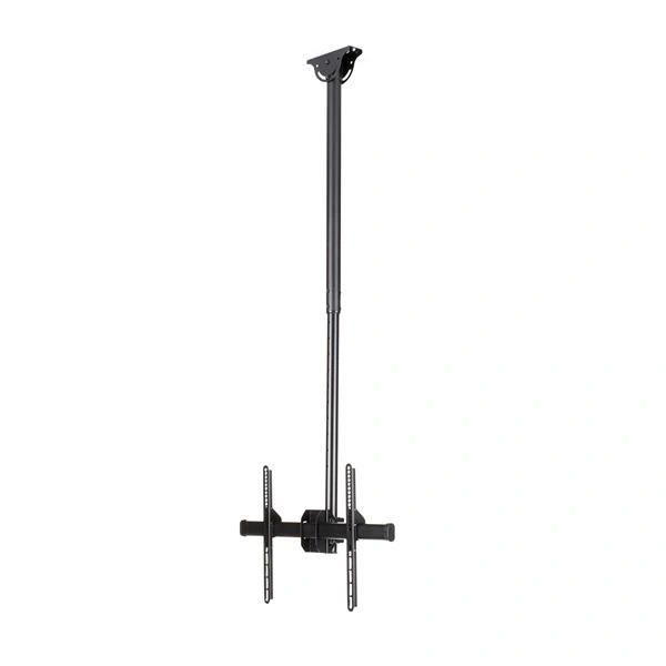 StarTech.com Soporte de Techo para TV - Soporte Universal de Cielo Raso para TV de Movimiento Total con Mástil Telescópico Ajustable - Soporte VE