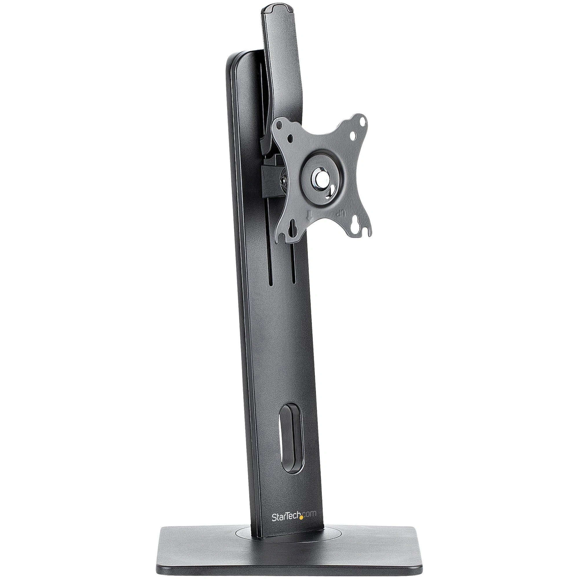 StarTech.com Soporte para un Monitor - Base para Monitor con Ajuste de Altura - para Monitores VESA de hasta 32" (7kg) - Soporte Ergonómico para