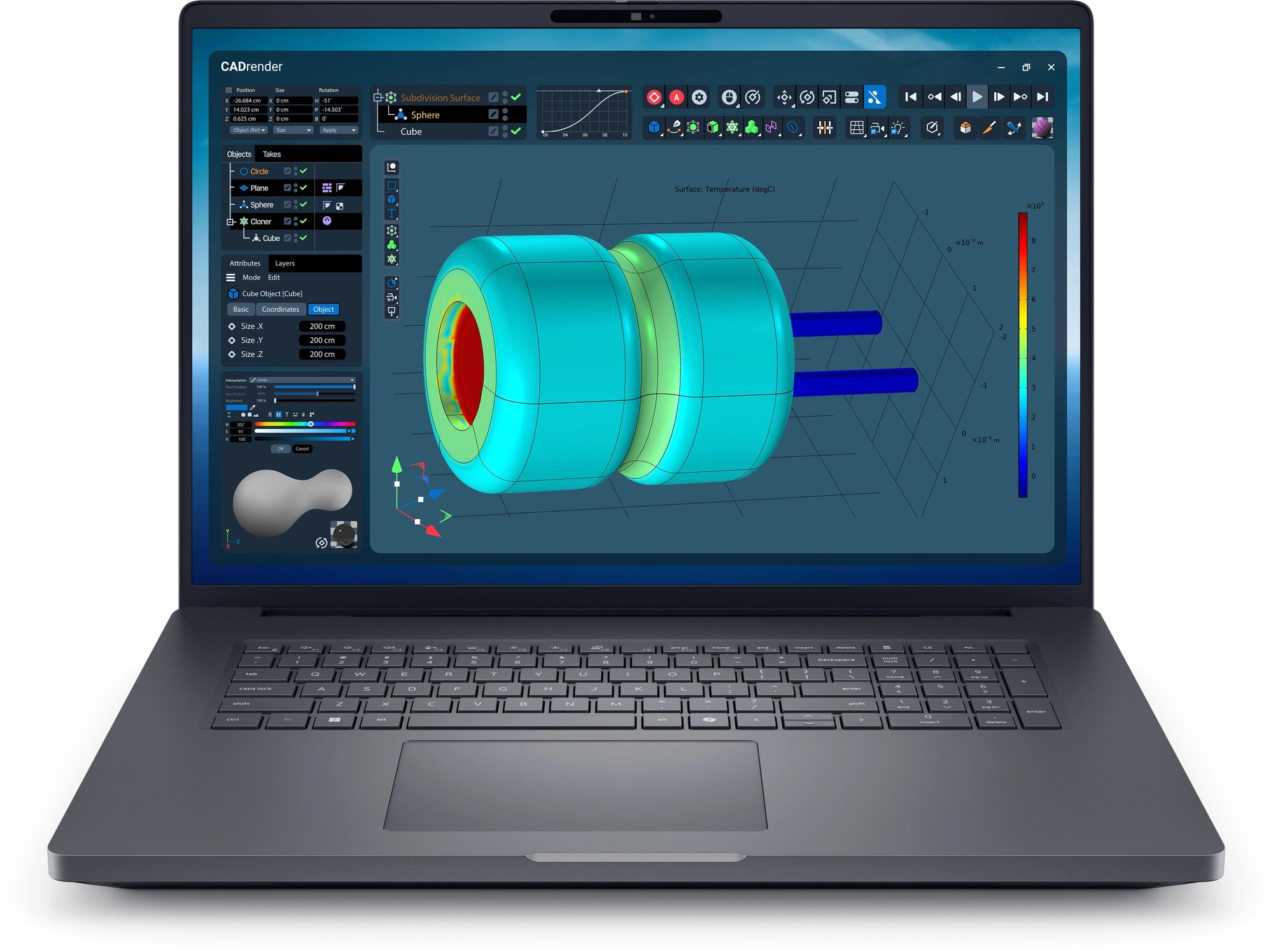 DELL Pro Max 18 Plus MB18250 Intel Core Ultra 7 265HX Estación de trabajo móvil 45,7 cm (18") Quad HD+ 32 GB DDR5-SDRAM 1 TB SSD NVIDIA RTX PRO 3