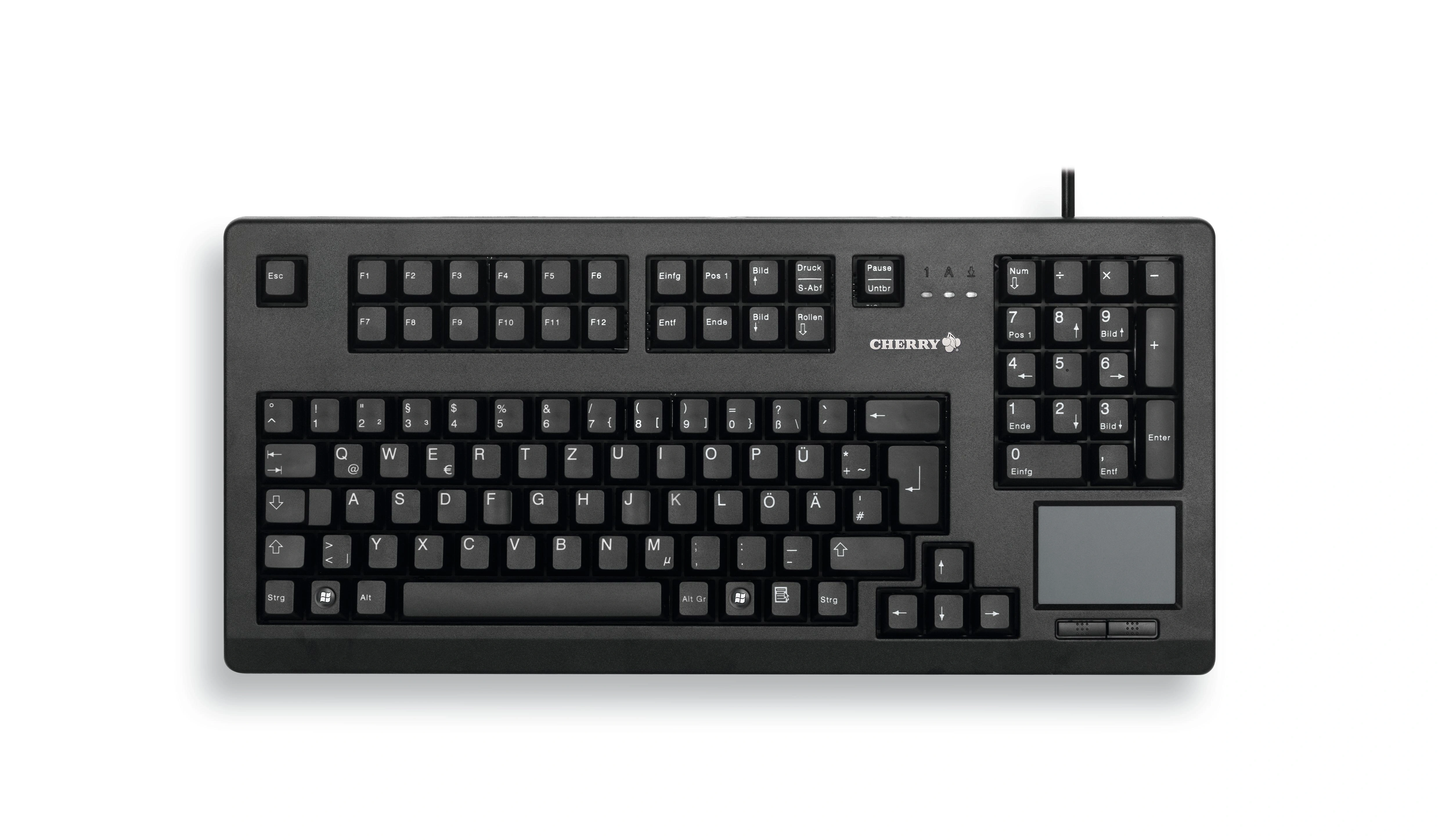 CHERRY TouchBoard G80-11900 teclado Oficina USB QWERTY Nórdico Negro