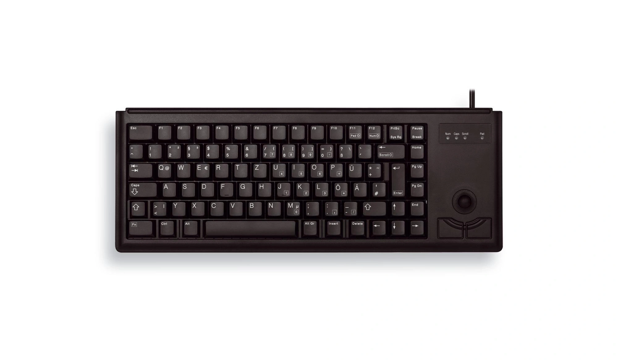 CHERRY G84-4400 teclado Universal PS/2 AZERTY Francés Negro