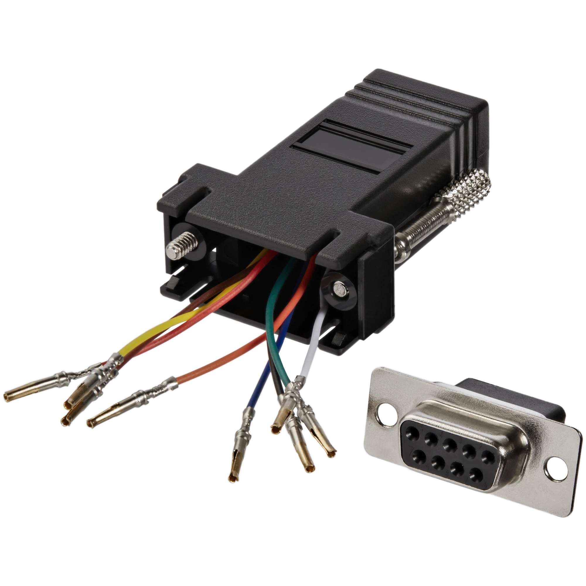 StarTech.com Adaptador Conversor Modular DB9 Serie a RJ45 Hembra a Hembra