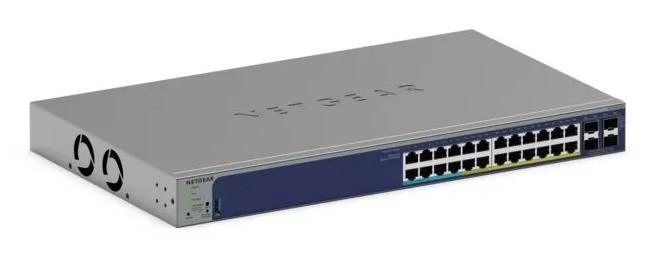 NETGEAR GS728TXUP Gestionado Gigabit Ethernet (10/100/1000) Energía sobre Ethernet (PoE) 1U Gris