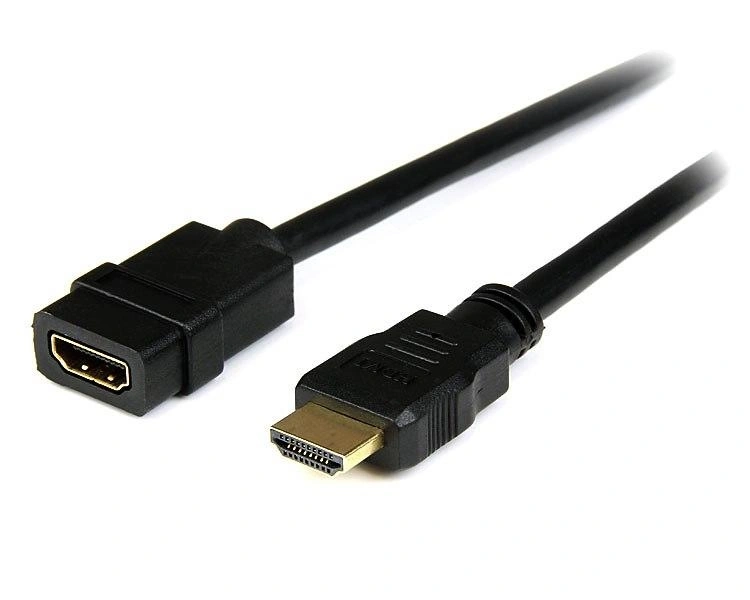 StarTech.com Cable de 2m Extensor HDMI - Cable HDMI Macho a Hembra - Cable Alargador HDMI 4K - Cable HDMI con Ethernet UHD 4K 30Hz Macho a Hembra