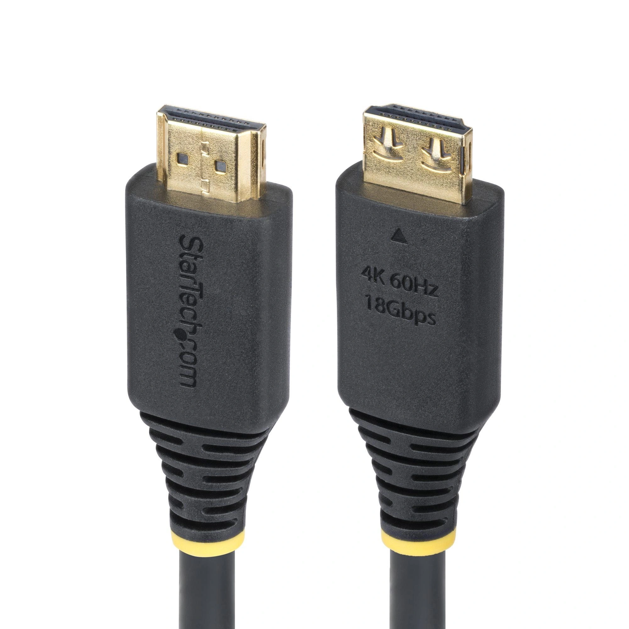 StarTech.com Cable HDMI de Alta Velocidad de 3m con Conectores con Agarre - 4K 60Hz/1440p 144Hz - HDR10/HDCP 2.2/ARC - 18Gbps - Cable HDMI 2.0 -