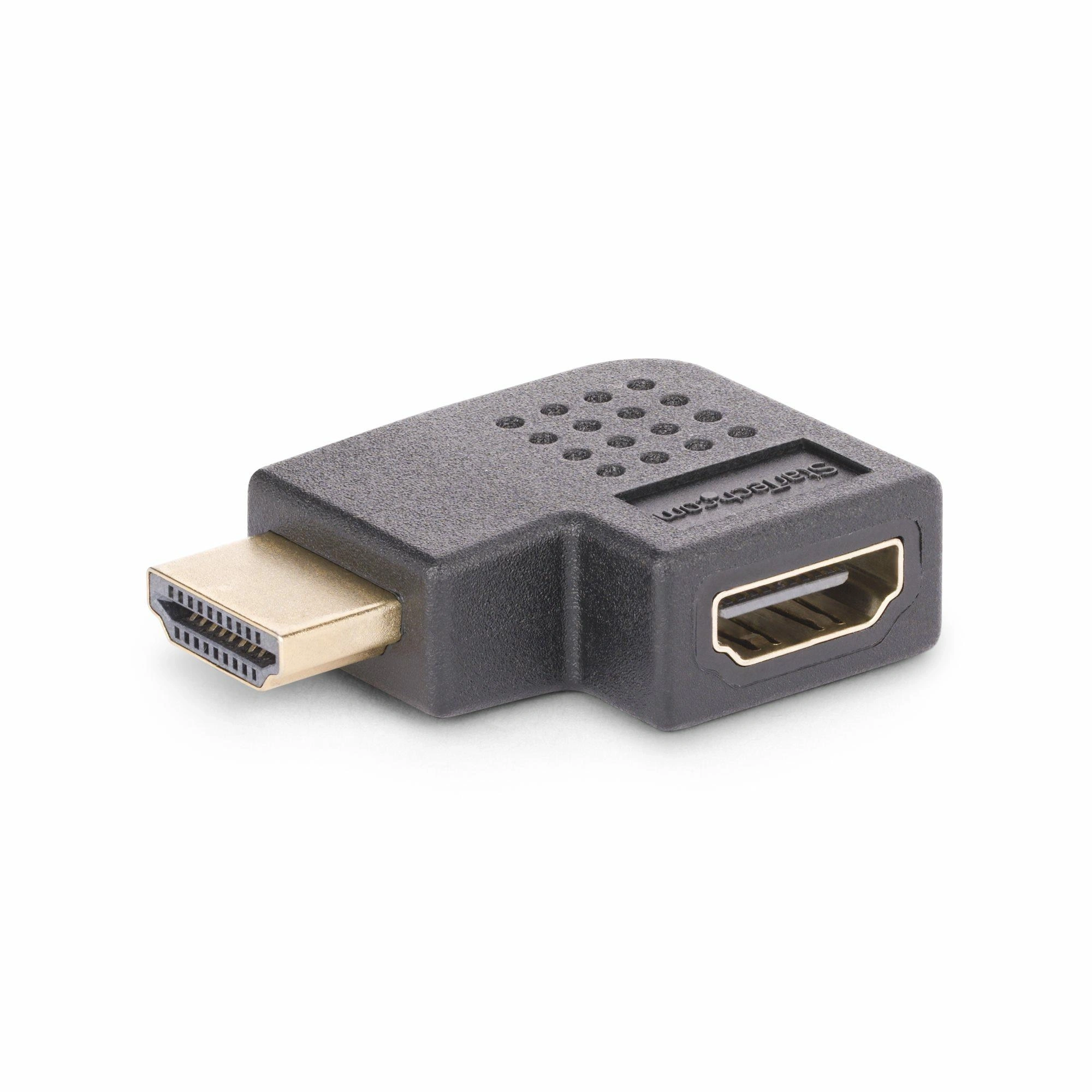 StarTech.com Adaptador HDMI 2.0 Acodado a la Derecha - Macho a Hembra - Adaptador HDMI en Ángulo Recto - Ahorrador de Puertos HDMI de Alta Veloci