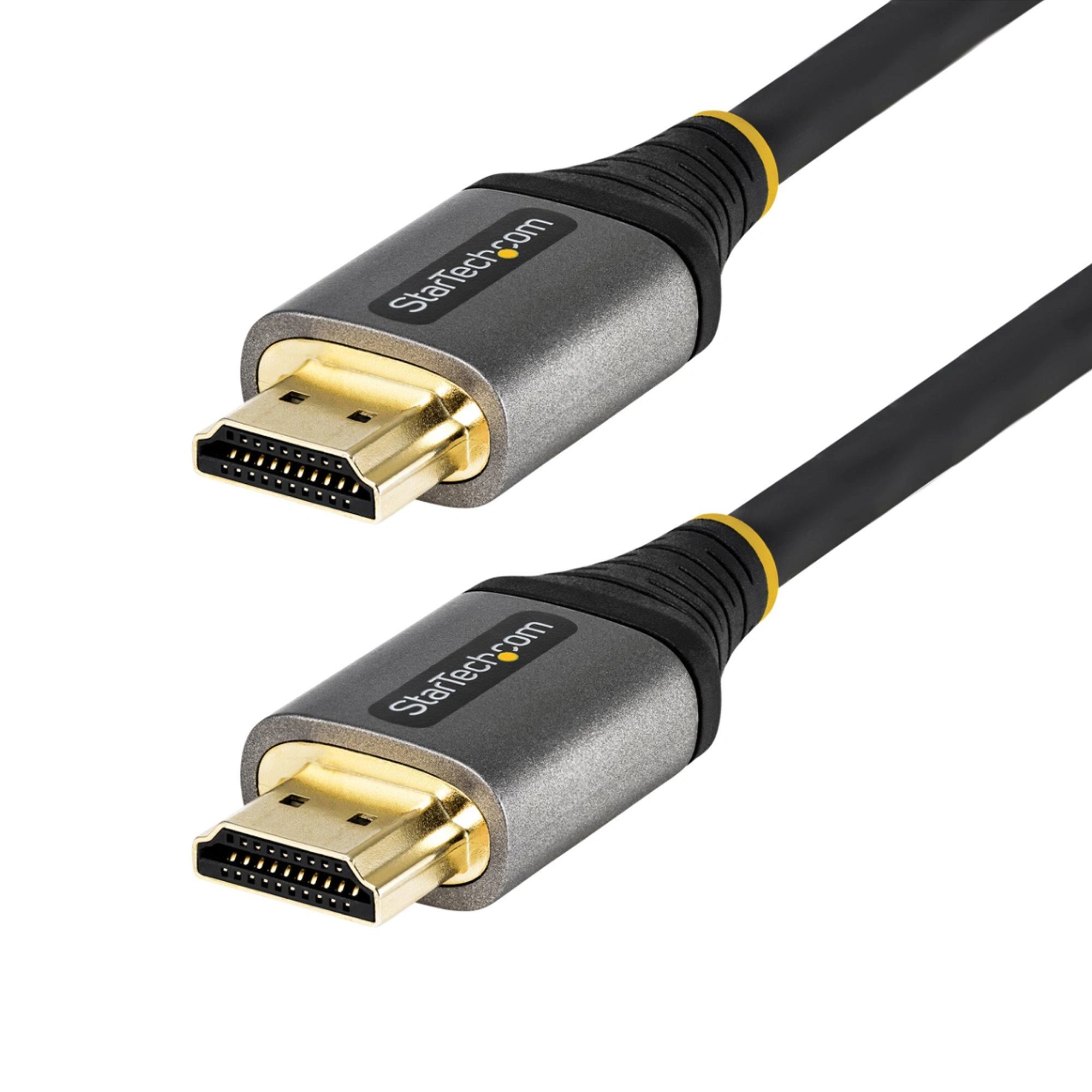 StarTech.com Cable de 2m HDMI 2.0 Certificado Premium - Cable HDMI con Ethernet de Alta Velocidad Ultra HD 4K 60Hz - HDR10, ARC - Cable de Vídeo