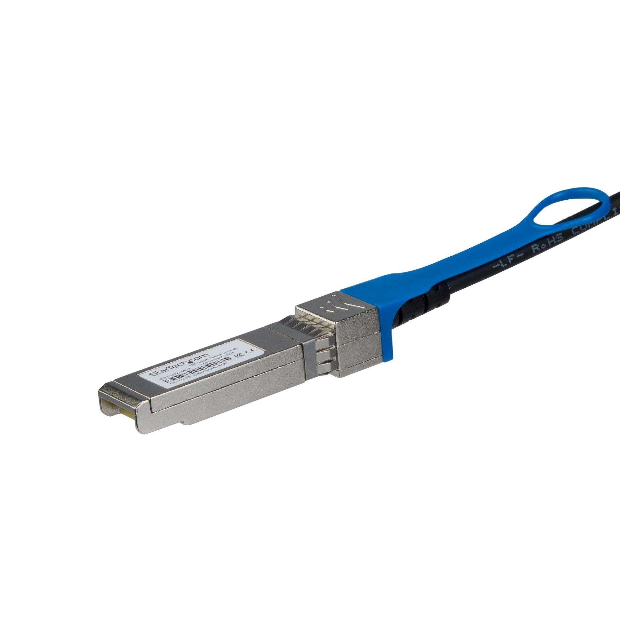 StarTech.com Cable 3m Twinax Direct-Attach SFP+ a SFP+ Compatible con HPE JD097C - de Cobre SFP+ 10GbE - DAC Transceptor/Mini GBIC Pasivo de Bajo