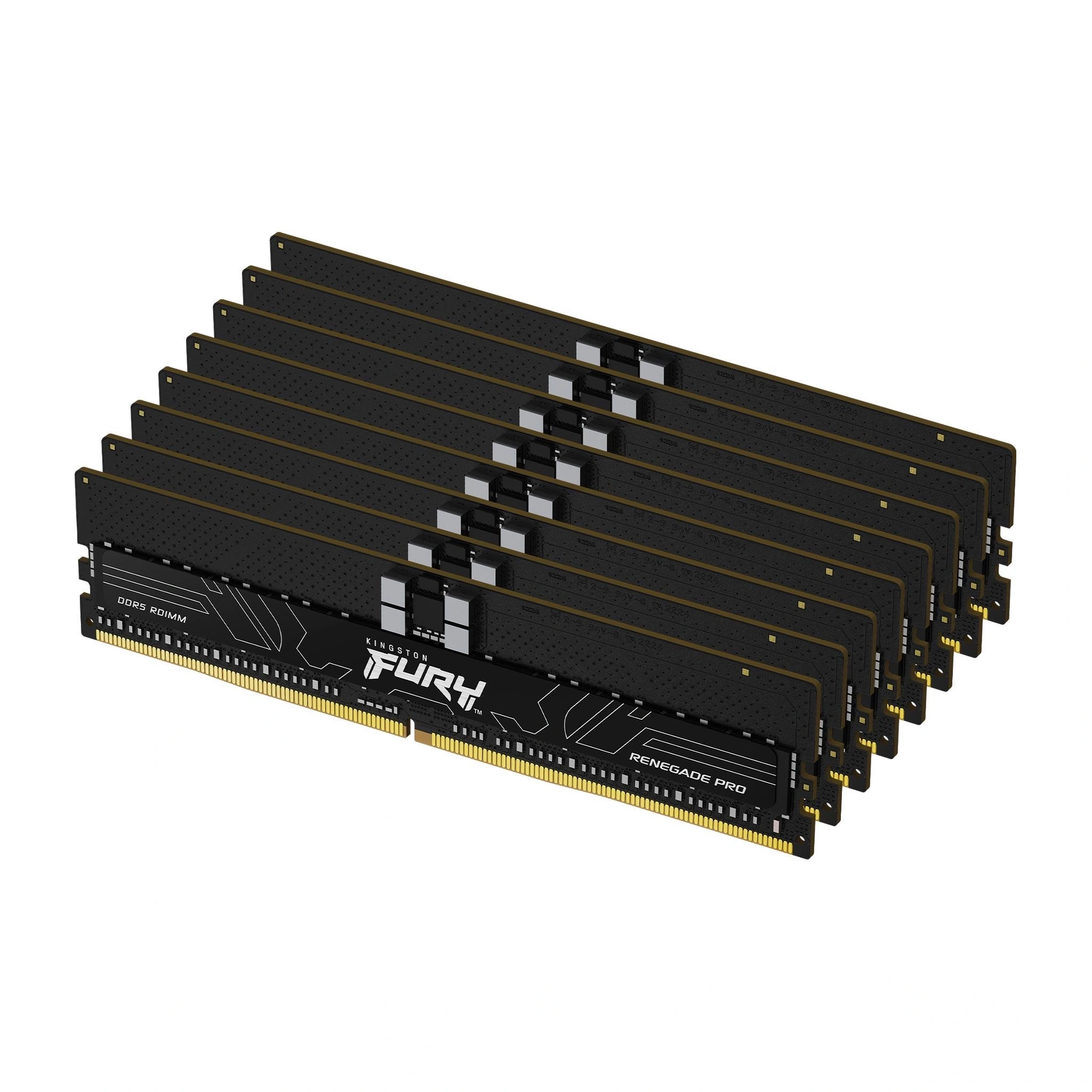 Kingston Technology FURY 128GB 6400MT/s DDR5 ECC Reg CL32 DIMM (Kits de 8) Renegade Pro EXPO