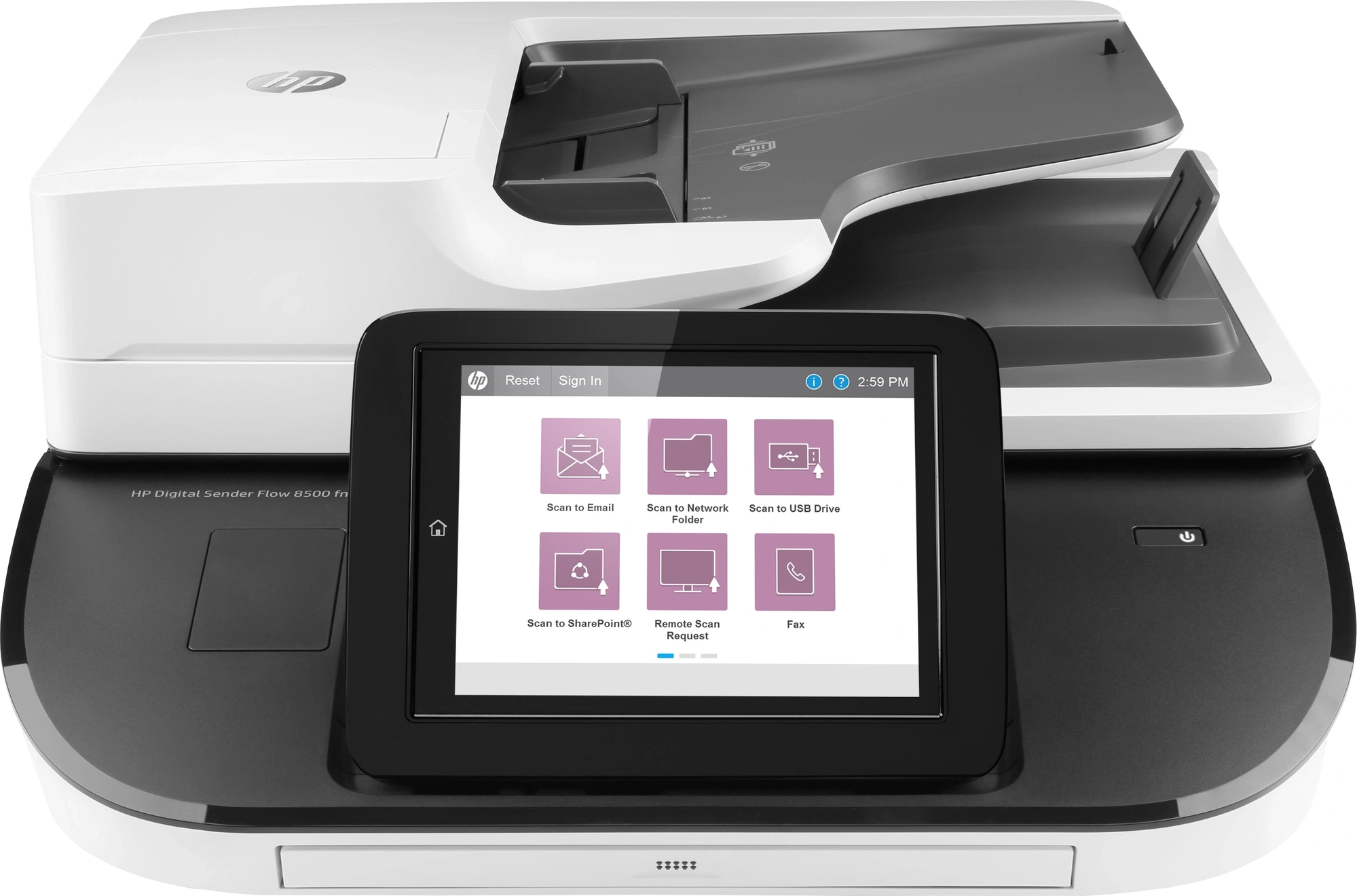 HP Digital Sender Flow 8500 fn2 Escáner plano y alimentador automático de documentos (ADF, Automatic Document Feeder)