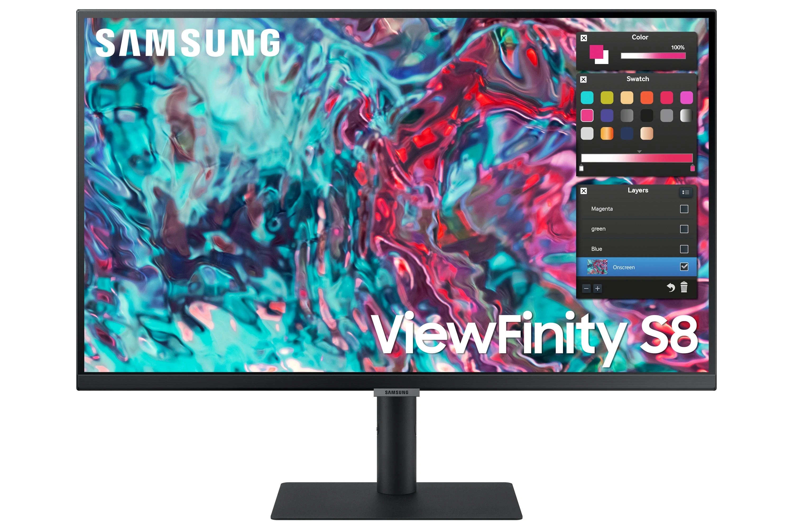 Samsung S80TB LED display 68,6 cm (27") 3840 x 2160 Pixeles 4K Ultra HD Negro