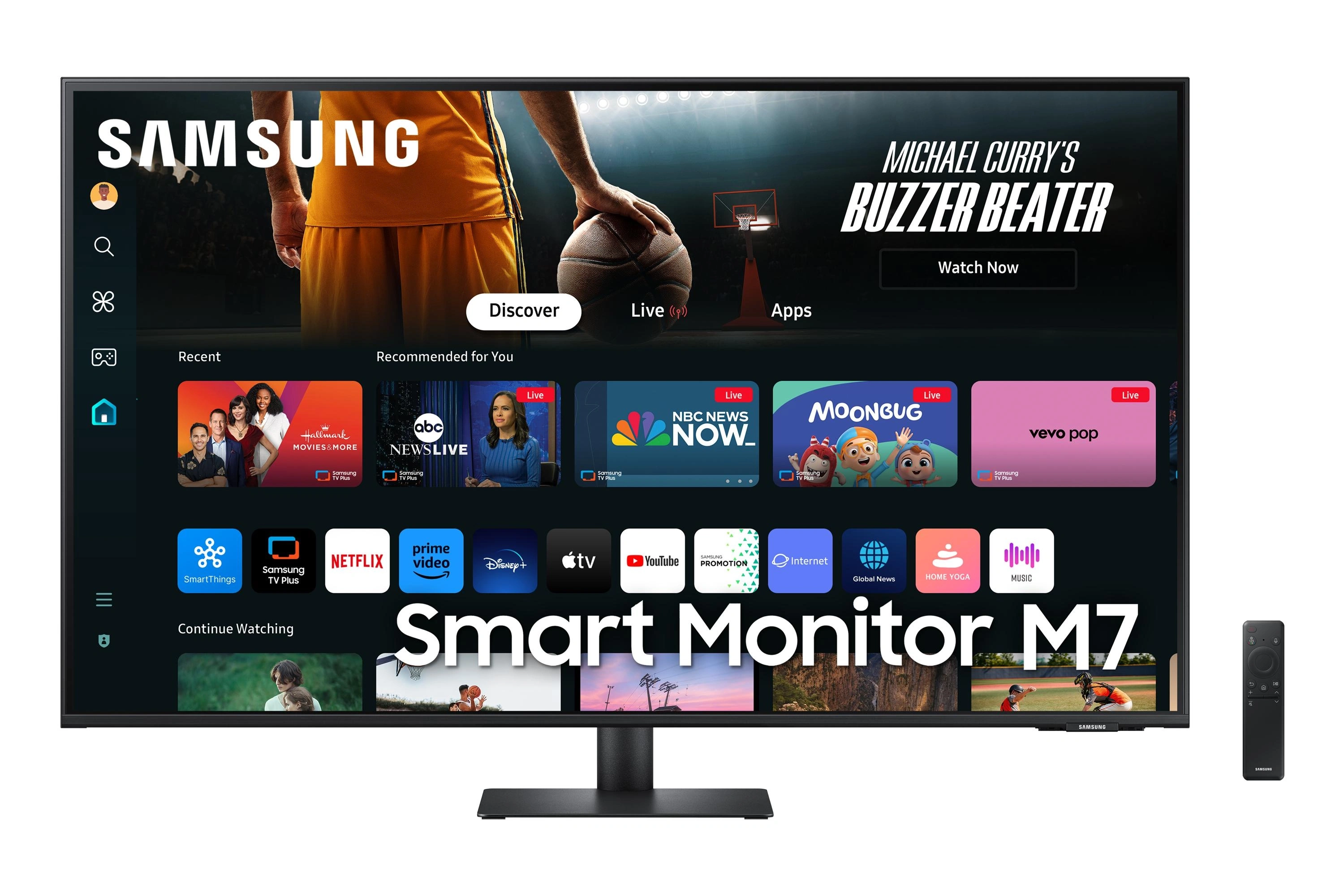Samsung M70D pantalla para PC 109,2 cm (43") 3840 x 2160 Pixeles 4K Ultra HD LCD Negro