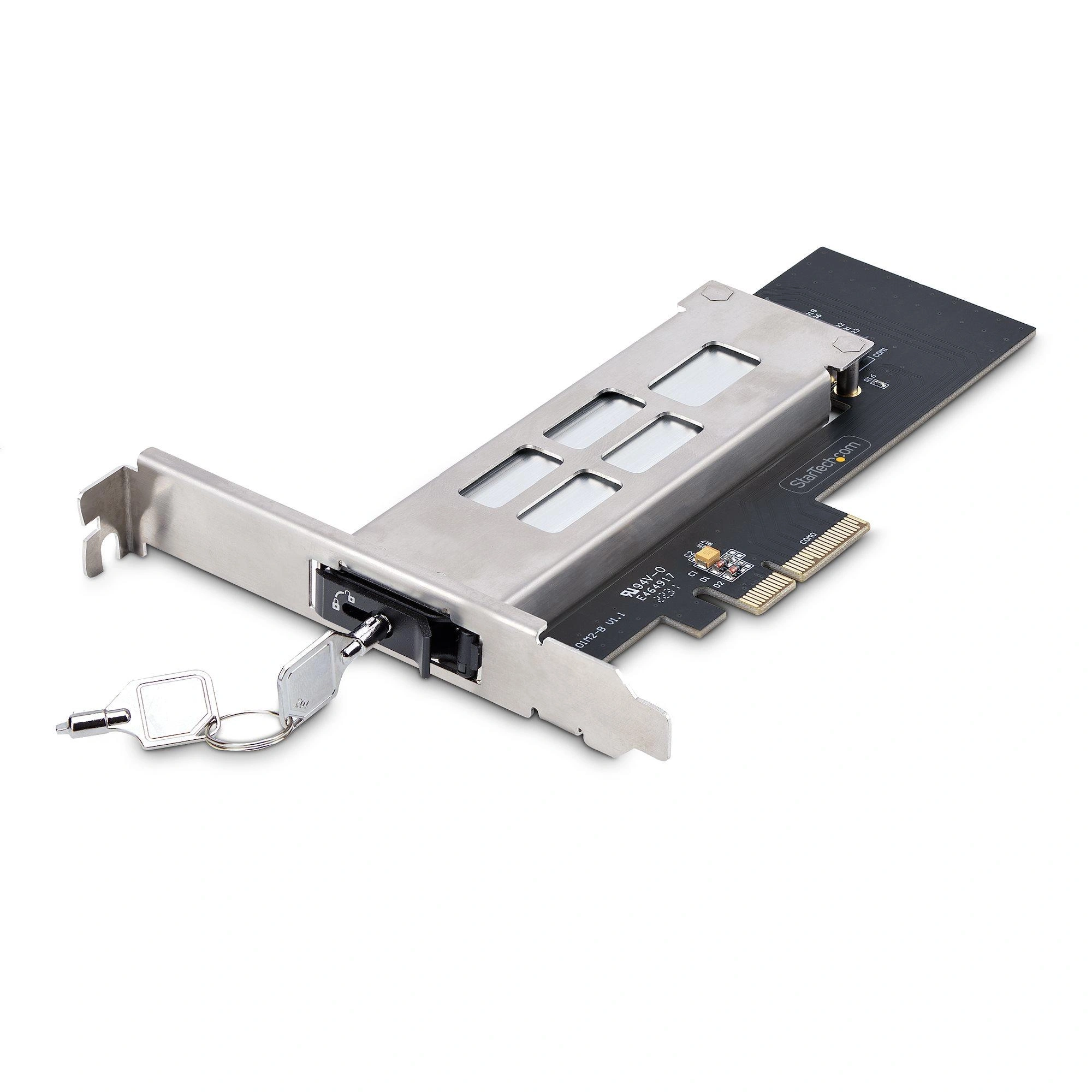 StarTech.com Tarjeta PCIe x4 a SSD NVMe M.2 - Rack Móvil Backplane con Bandeja Removible Hot Swap Intercambiable en Caliente - Bahía de Unidad PC