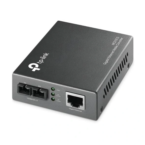 TP-Link MC210CS convertidor de medio 1000 Mbit/s 1310 nm Monomodo Negro