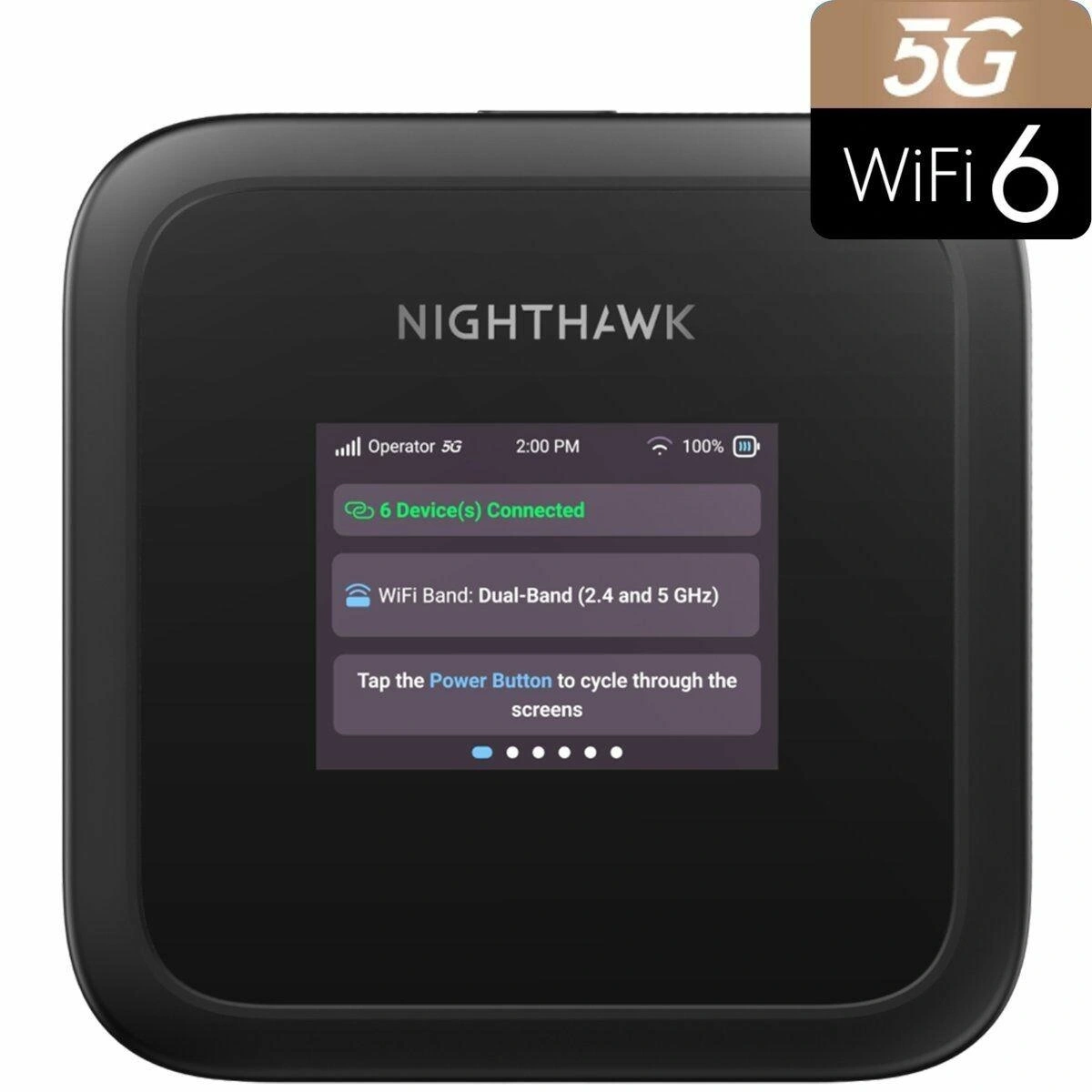 Netgear nighthawk m3 mobile router hot spot 5g 2.5 gb/s  mh3150-100eus – imagen 2