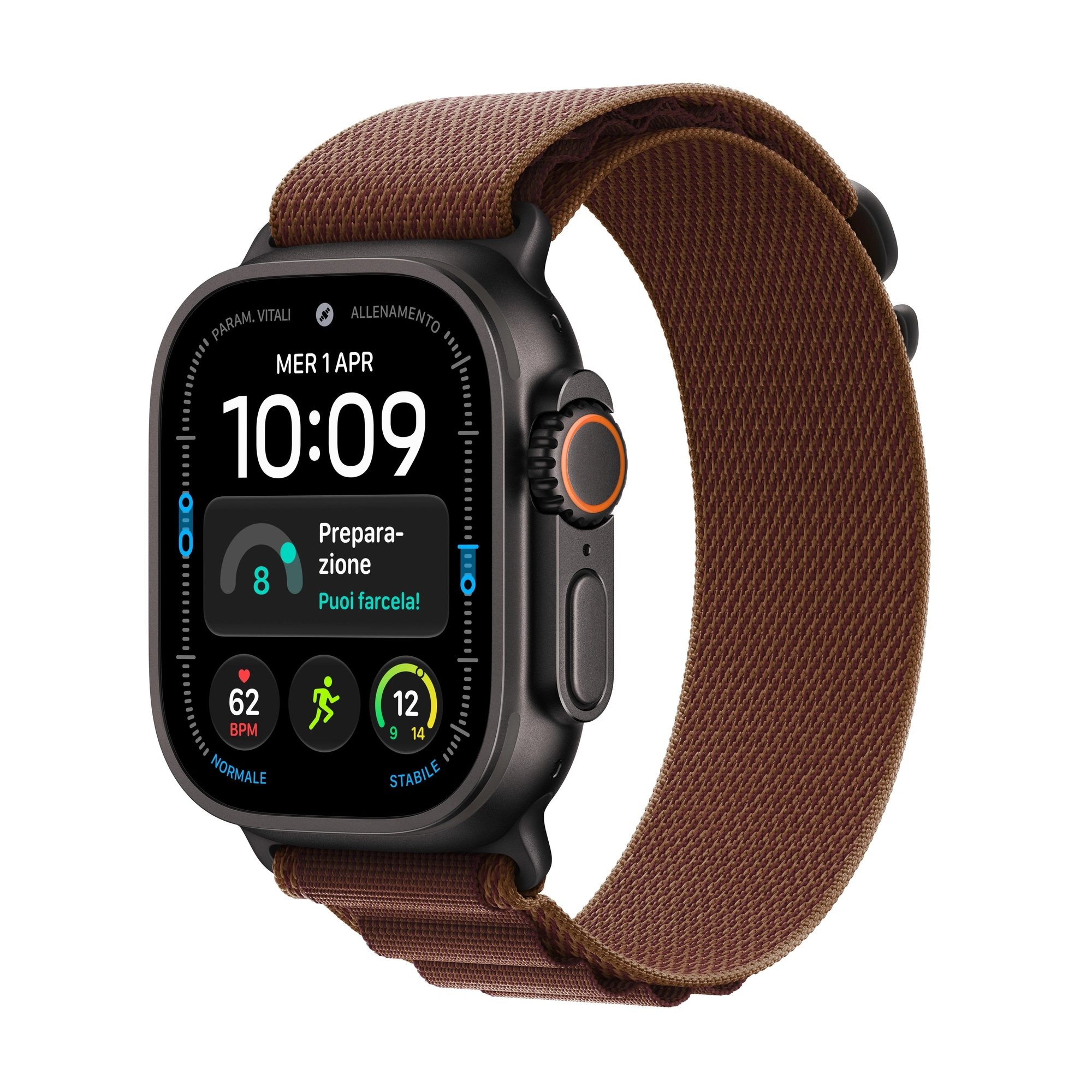 Apple Watch Ultra 4 (GPS + Cellular) - Caja de titanio negro de 49 mm - Correa Loop Alpine burdeos - Talla M – imagen 4