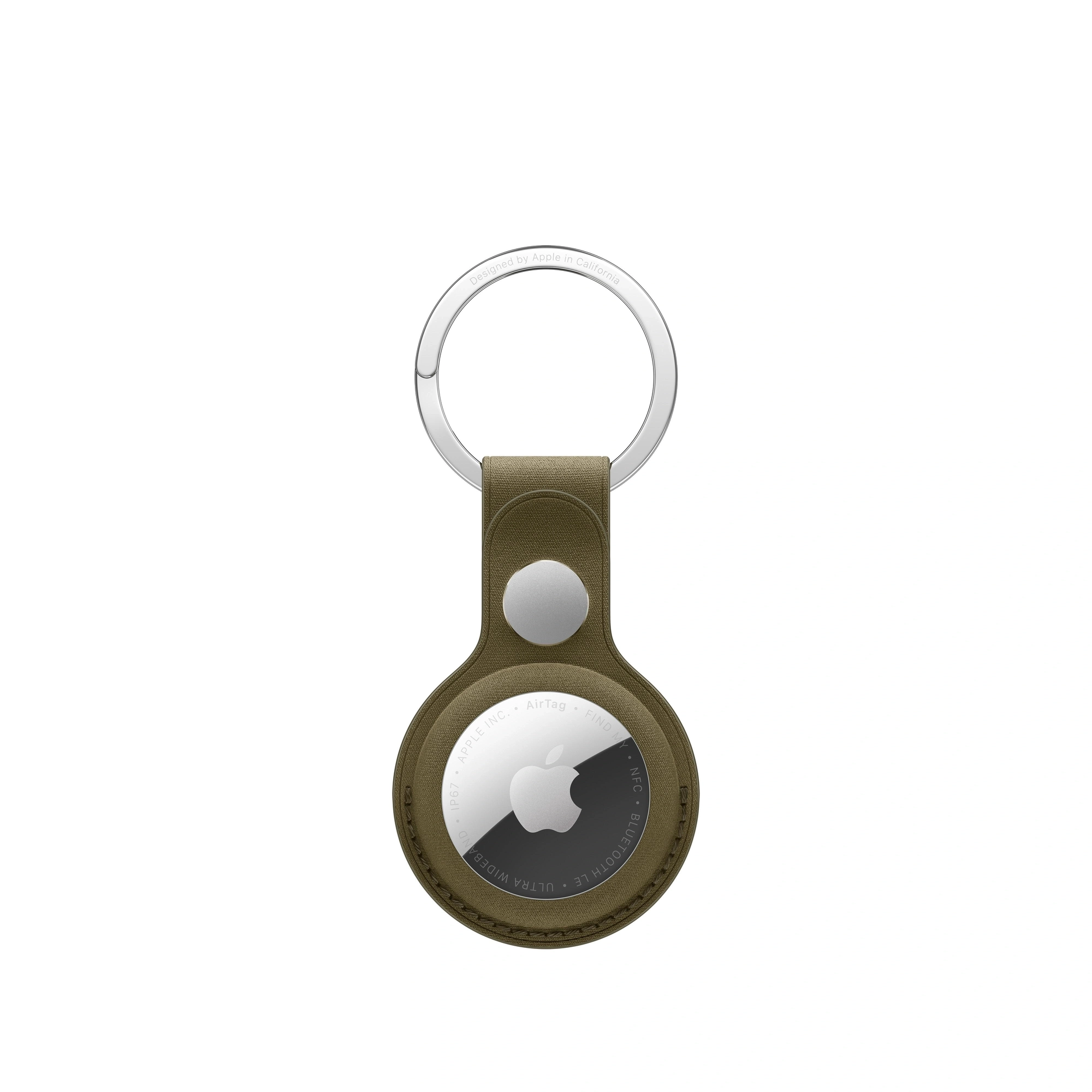 Apple Llavero de trenzado fino para el AirTag - Oliva oscuro