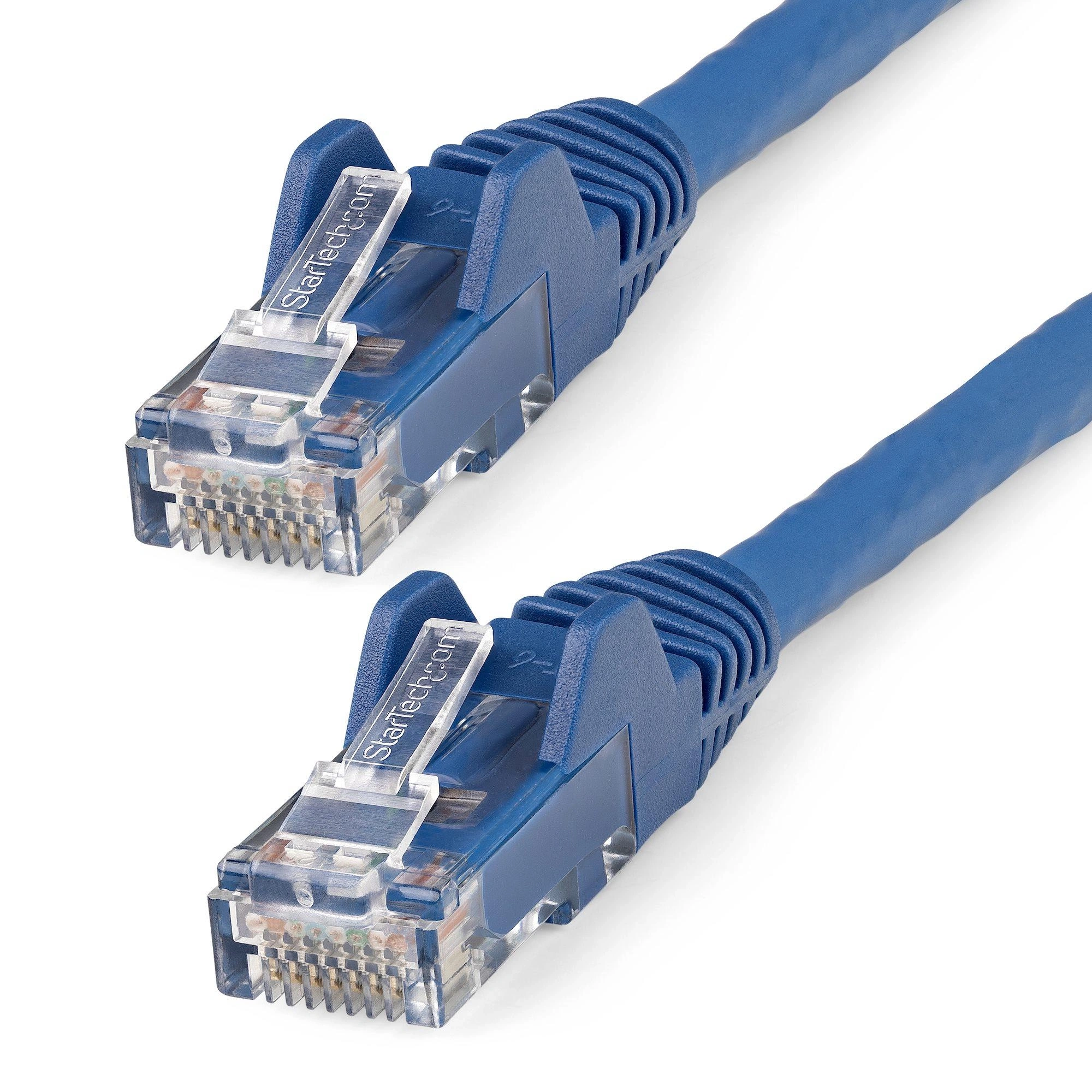 StarTech.com Cable Ethernet CAT6 de 50cm - LSZH - Cable de Red de 10 Gigabits de 650MHz y PoE de 100W UTP sin Enganches (Snagless) con Alivio de