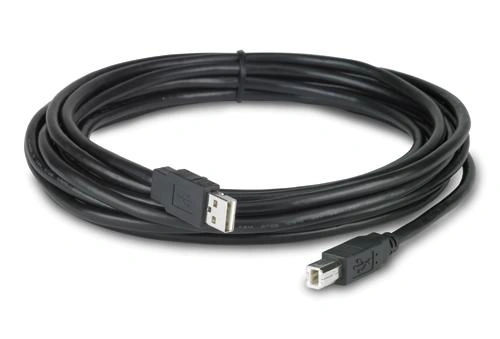 APC NetBotz USB Latching Cable, Plenum, 5m cable USB 5,00 m USB A USB B Negro