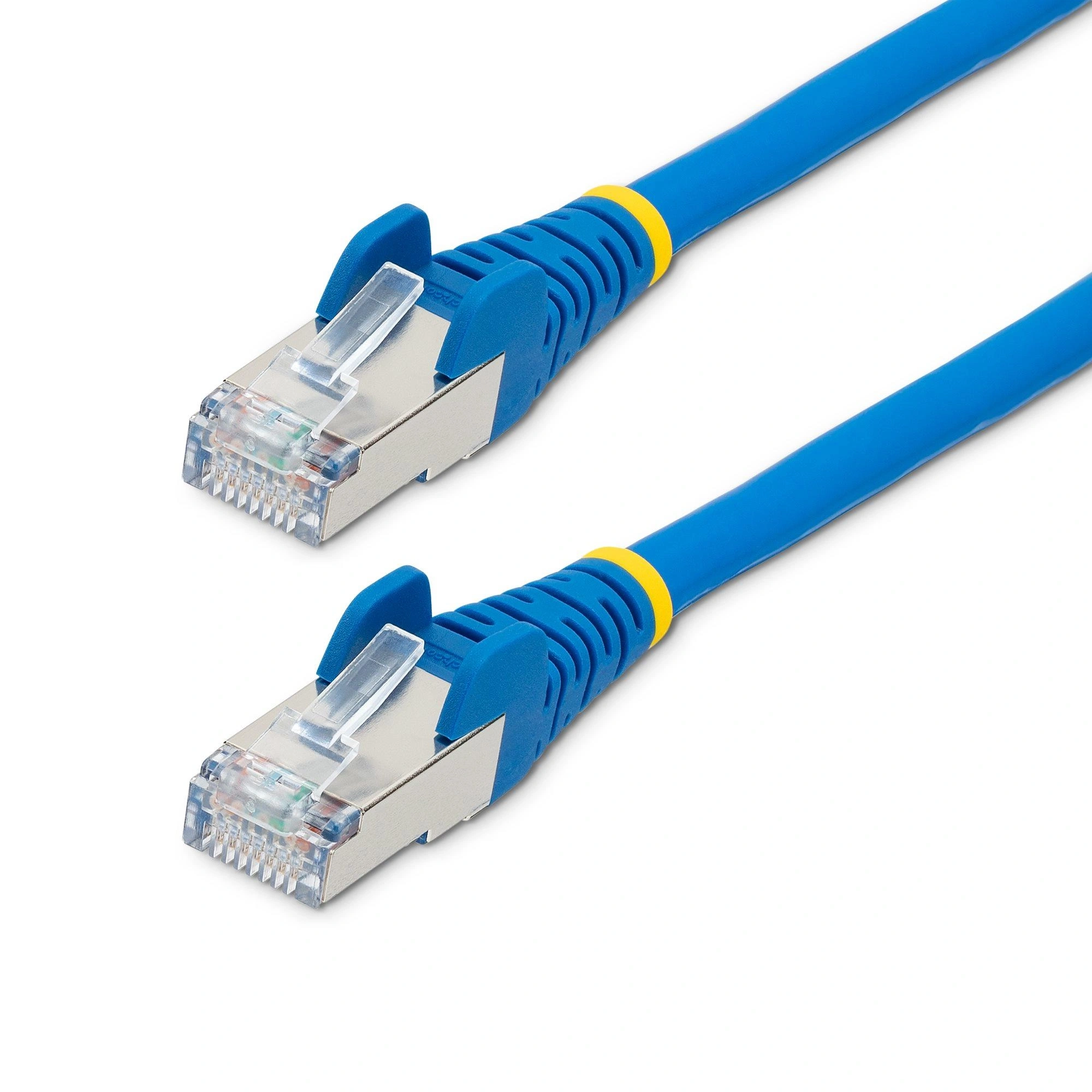 StarTech.com Cable de 3m de Red Ethernet CAT6a - Azul - Low Smoke Zero Halogen (LSZH) - 10GbE - 500MHz - PoE++ de 100W - Snagless sin Pestillo -