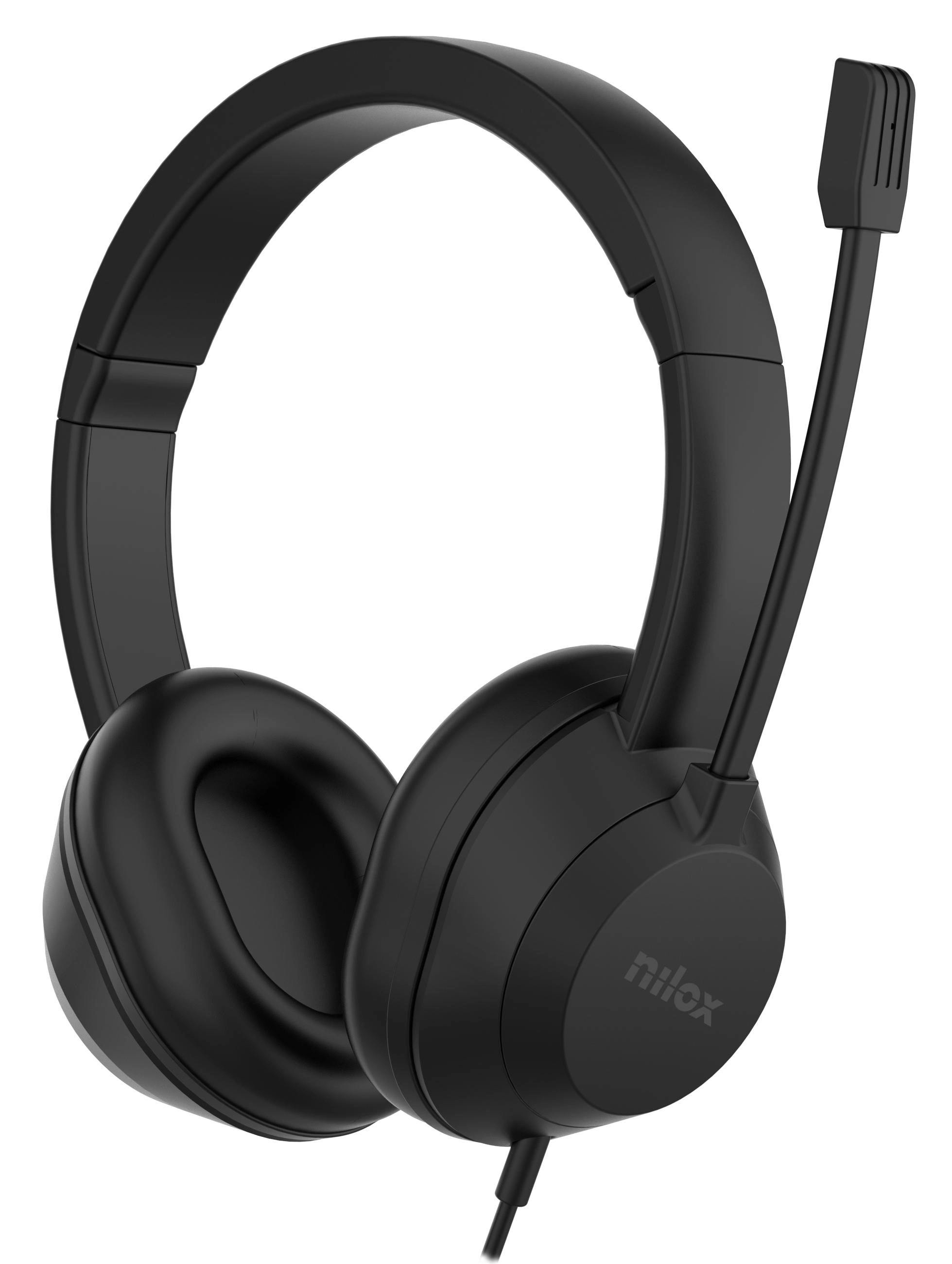 Nilox NXAUSB02 auricular y casco Auriculares Alámbrico Llamadas/Música USB tipo A Negro – imagen 2