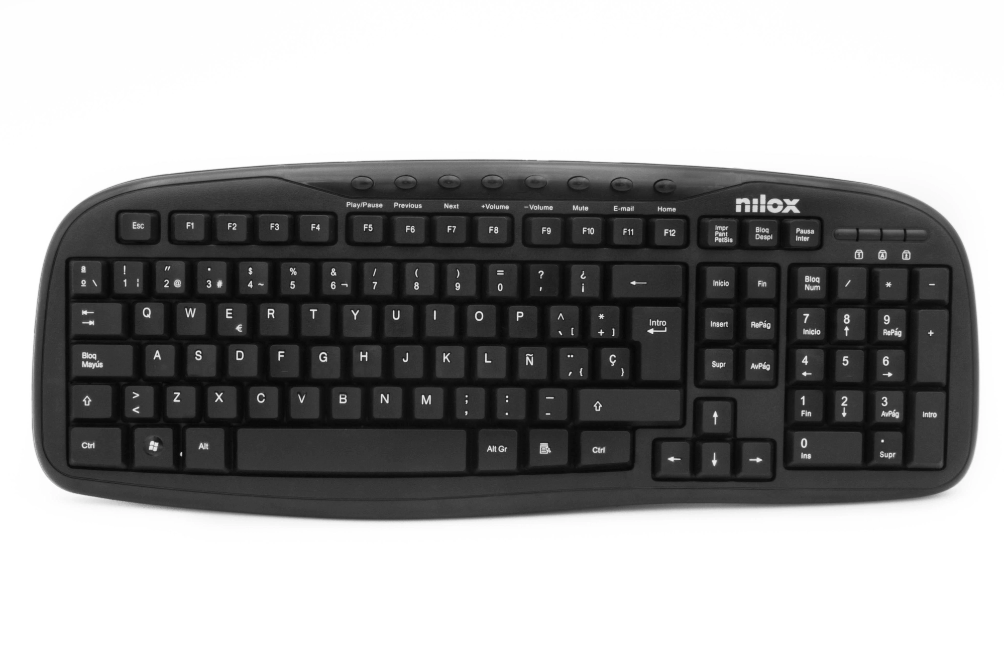 Nilox TECLADO USB MULTIMEDIA ESP
