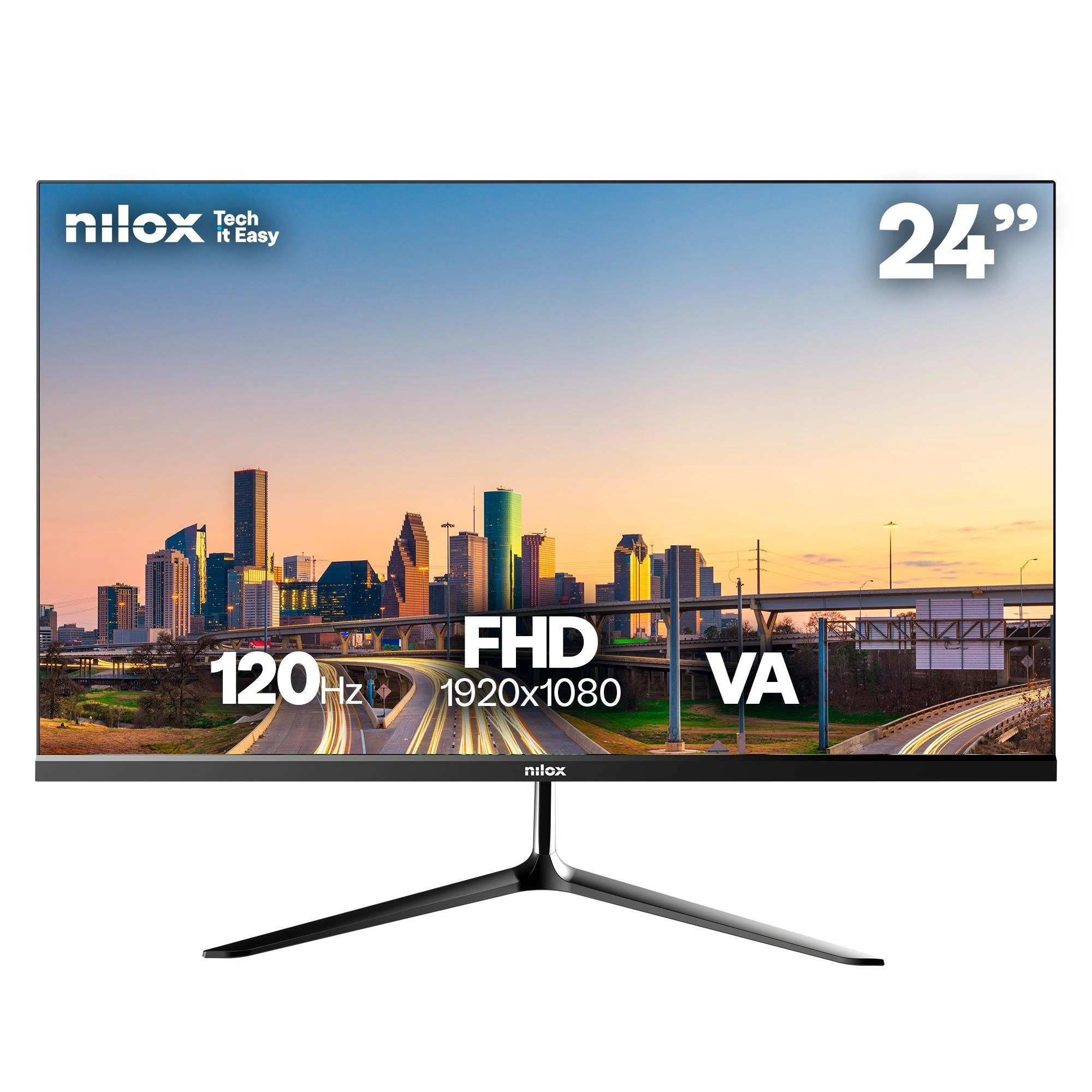 Nilox Monitor Nxm24fhd1203 24´´ Full Hd Va Led 100hz – imagen 2