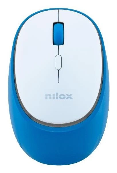 Nilox, Ratón inalámbrico Dual Mode Bluetooth 5.2 y 2.4 GHz, Azul – imagen 2