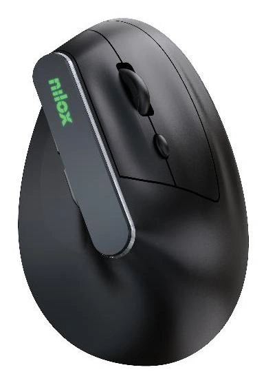 Nilox NXMOEVR01B ratón Hogar USB Tipo C Óptico 1600 DPI