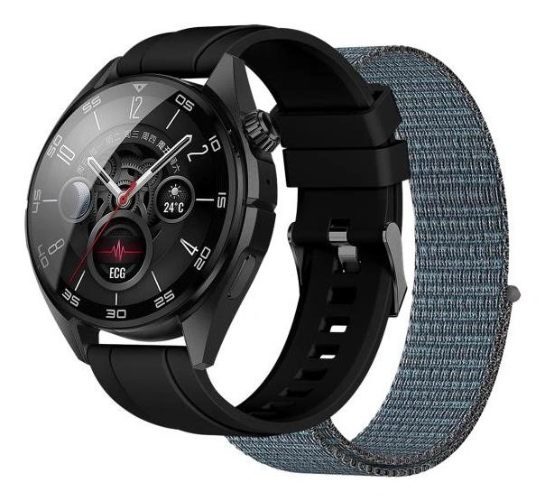 Nilox Sportivo 3,63 cm (1.43") AMOLED Digital 466 x 466 Pixeles Pantalla táctil Negro GPS (satélite)