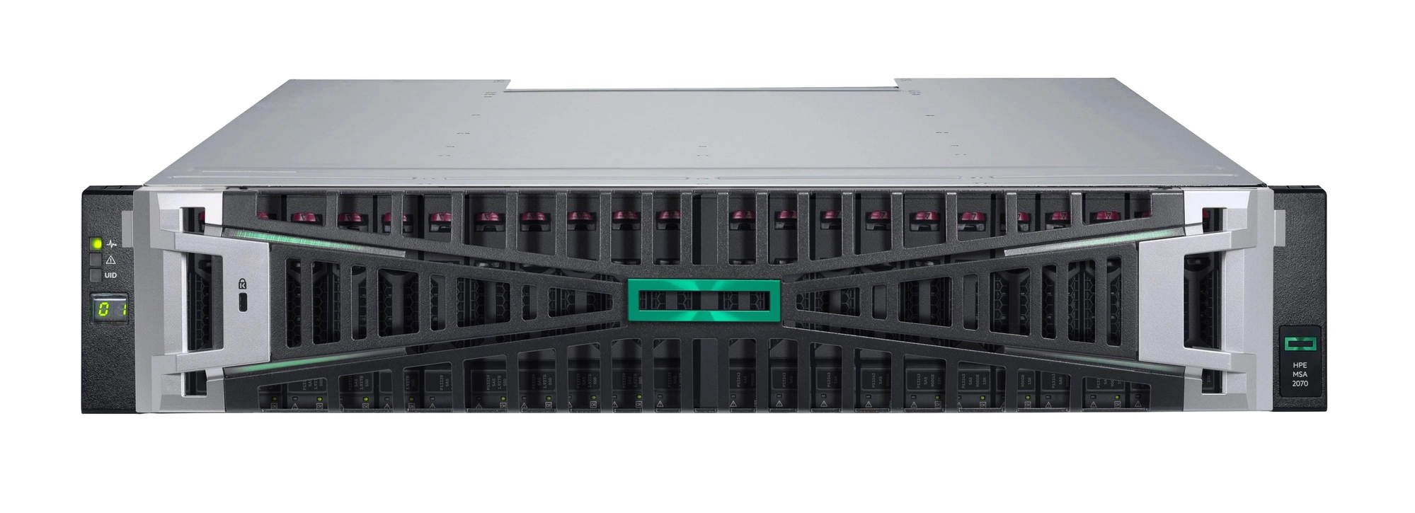 HPE MSA 2070 SFF 2x12Gb SAS 4-port Cntrl 12x3.84TB SSD 46TB Storage Array