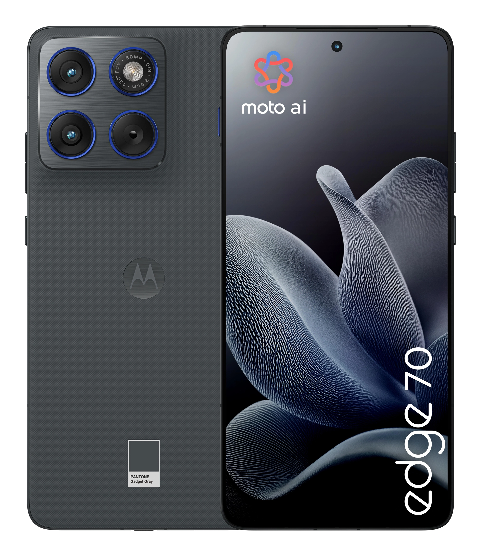 Motorola edge 70 17 cm (6.7") SIM doble Android 16.0 5G USB Tipo C 12 GB 512 GB 4800 mAh Gris