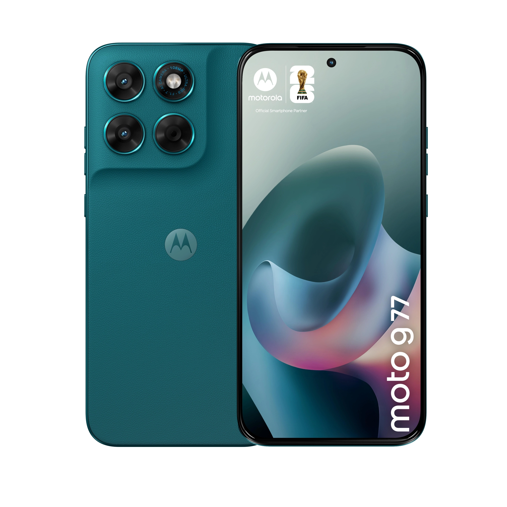 Motorola moto g77, PANTONE Shaded Spruce, 512GB, 8GB RAM, 6.8 " Extreme AMOLED, MediaTek Dimensity 6400, 5200 mAh – imagen 4