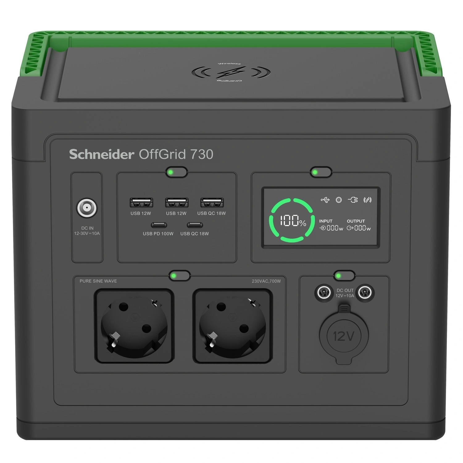 APC PPS730-GR estación de energía portátil Ión de litio 995 W 6,4 kg