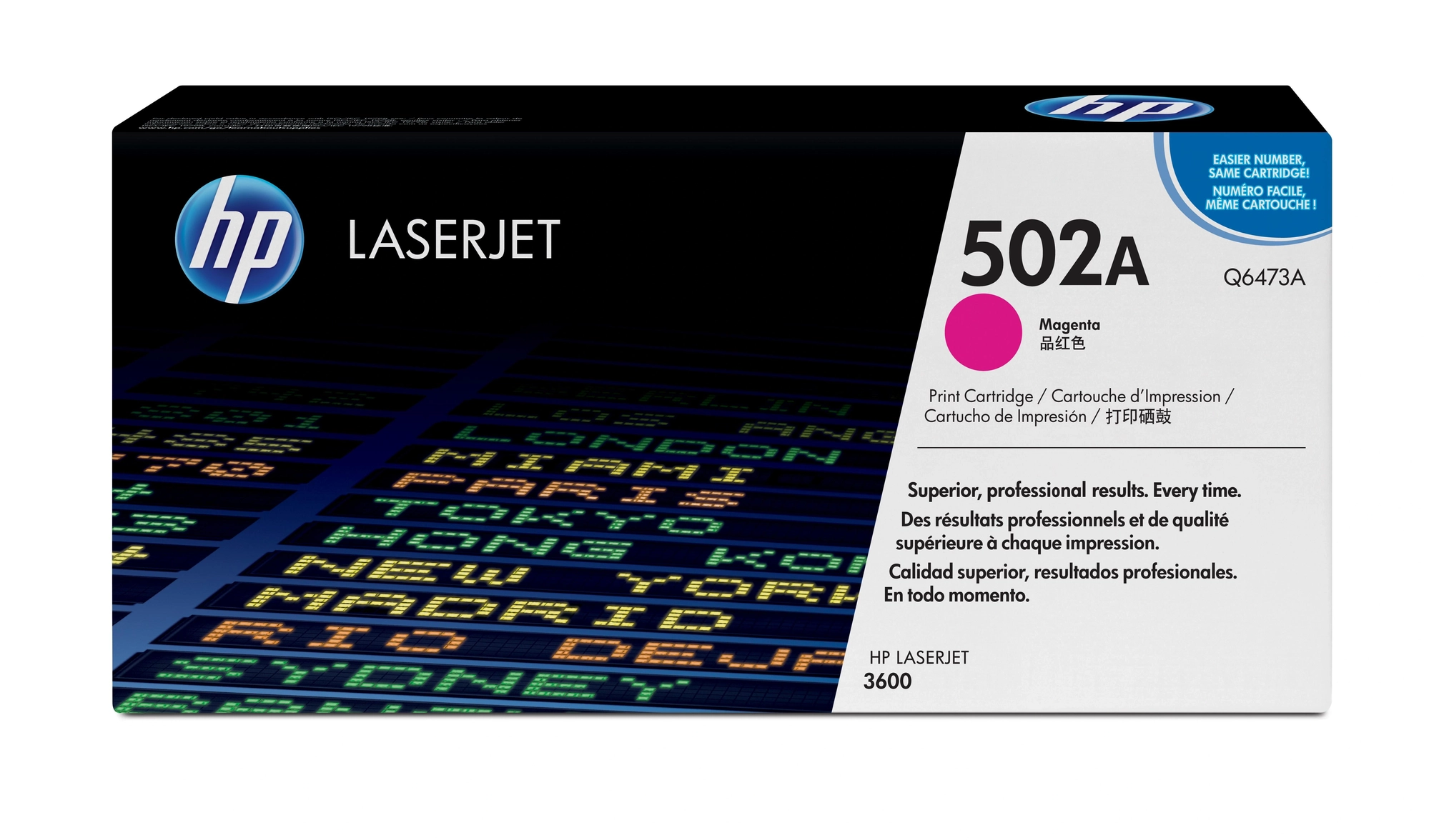 HP Cartucho de tóner original LaserJet 502A magenta