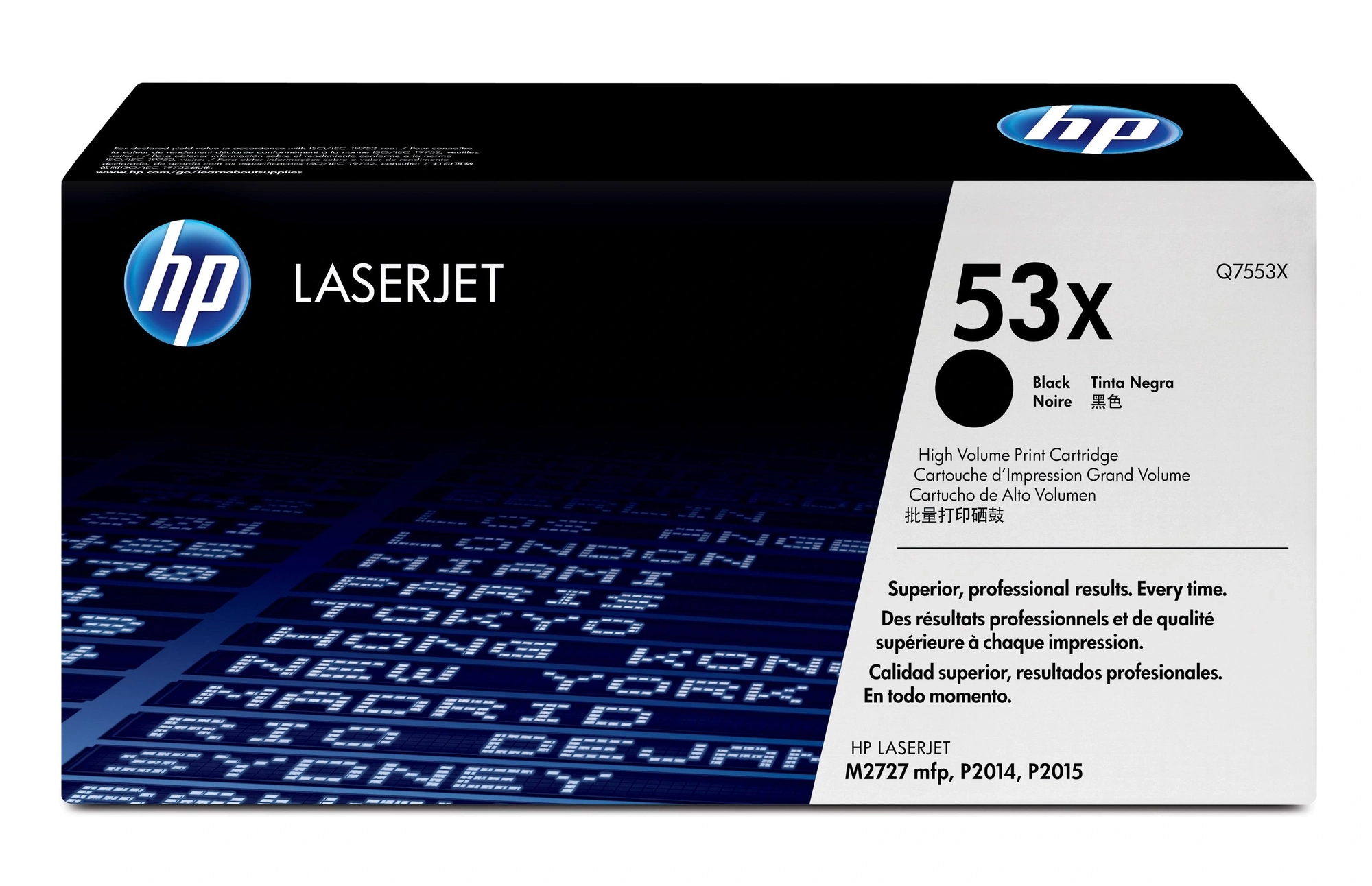 HP Cartucho de tóner original LaserJet 53X de alta capacidad negro