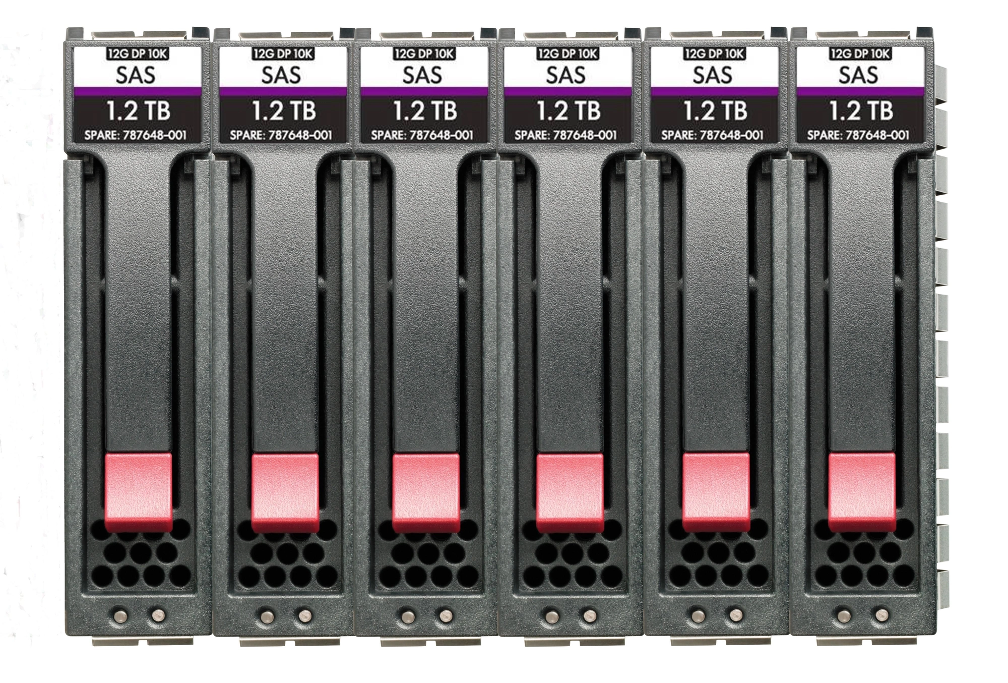 HPE MSA 14.4TB SAS 12G Enterprise 10K SFF (2.5in) M2 3yr Wty 6-pack HDD Bundle