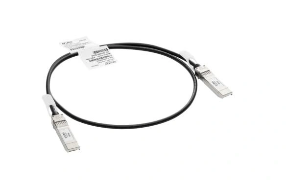 HPE Aruba Networking R9D19A Cable de fibra óptica e InfiniBand 1 m SFP+ Negro, Plata