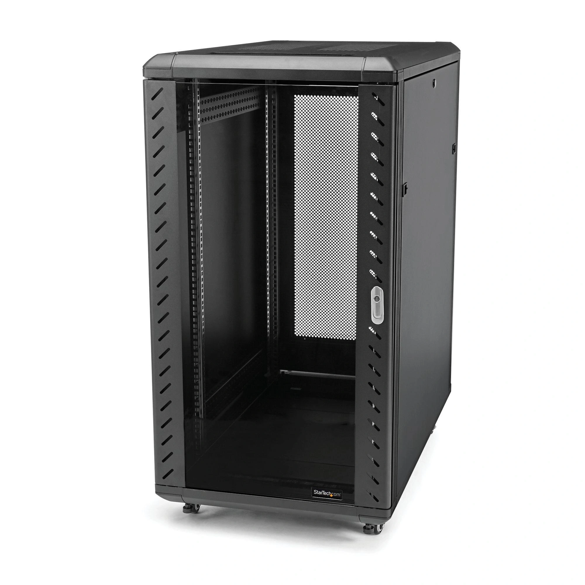 StarTech.com Armario Rack para Servidores 32U 19" 4 Columnas - Rack de Servidores con Cerradura y Seguro - Rack con Ruedas y Carriles de Montaje