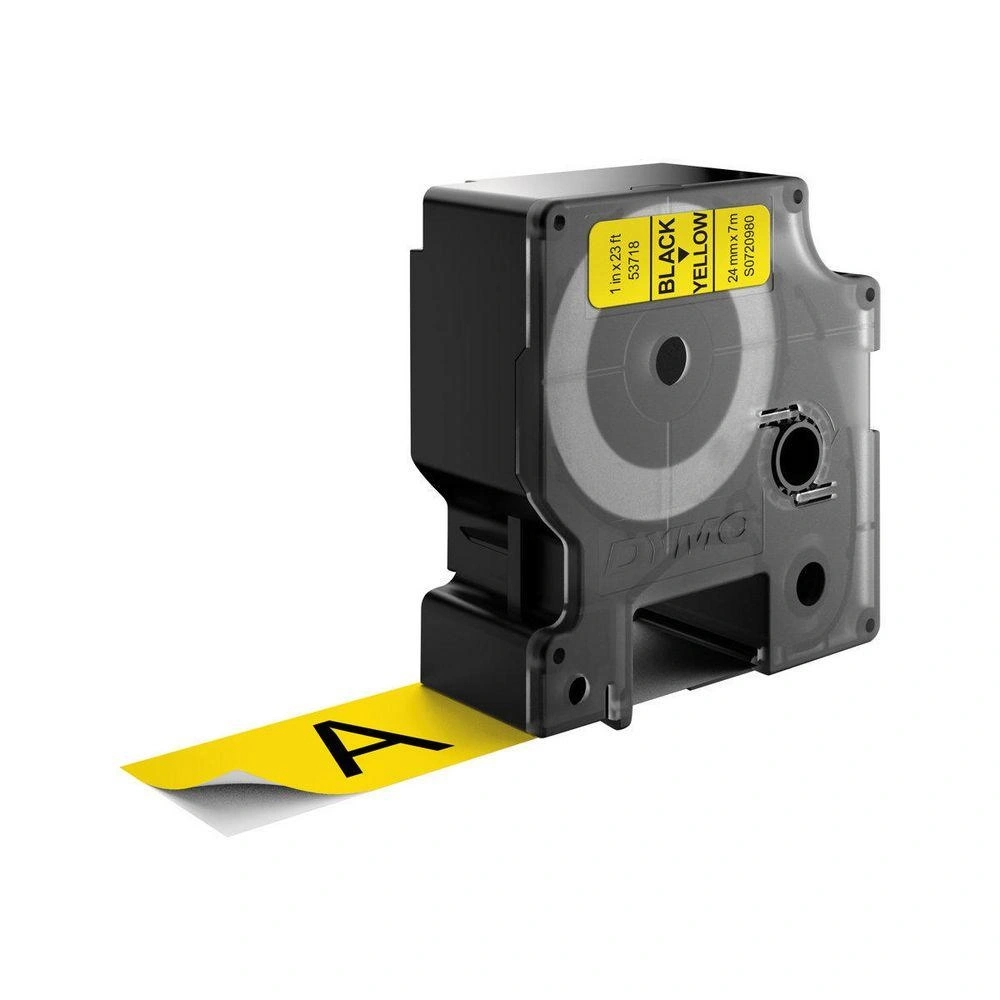 Dymo S0720980 / 53718 cinta negro sobre amarillo 24 mm (original)