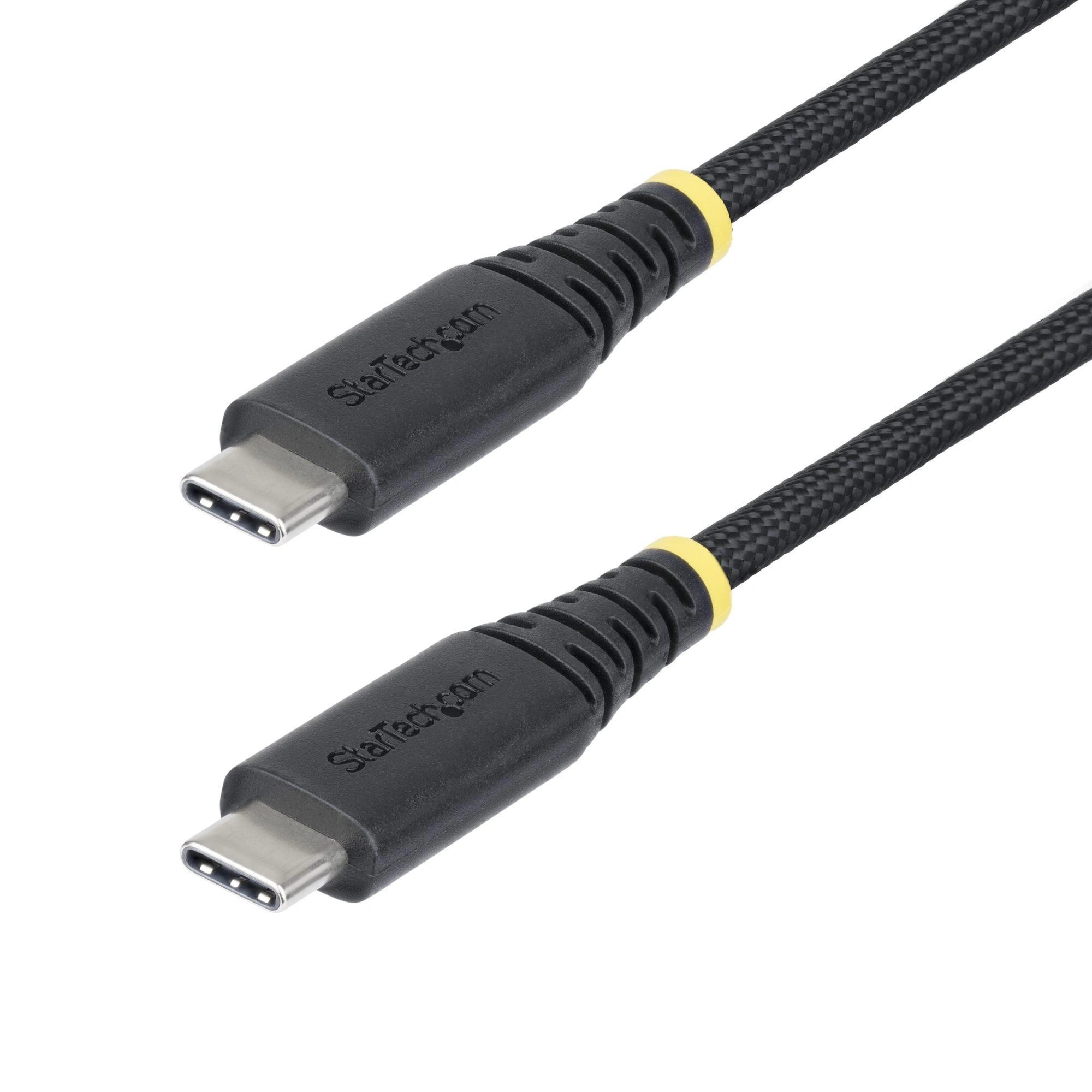 StarTech.com Cable de Carga USB-C de 1m - Cable Cargador USB Tipo C - PD EPR 240W 5A - Durable y Ultra Flexible - Cable Cargador USB 2.0 de Servi