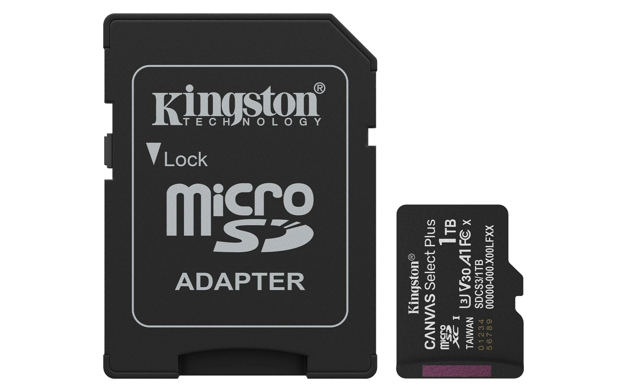 Kingston Technology 1TB microSDXC Canvas Select Plus Gen3 150MB/s A1 (Incluye adaptador de SD)
