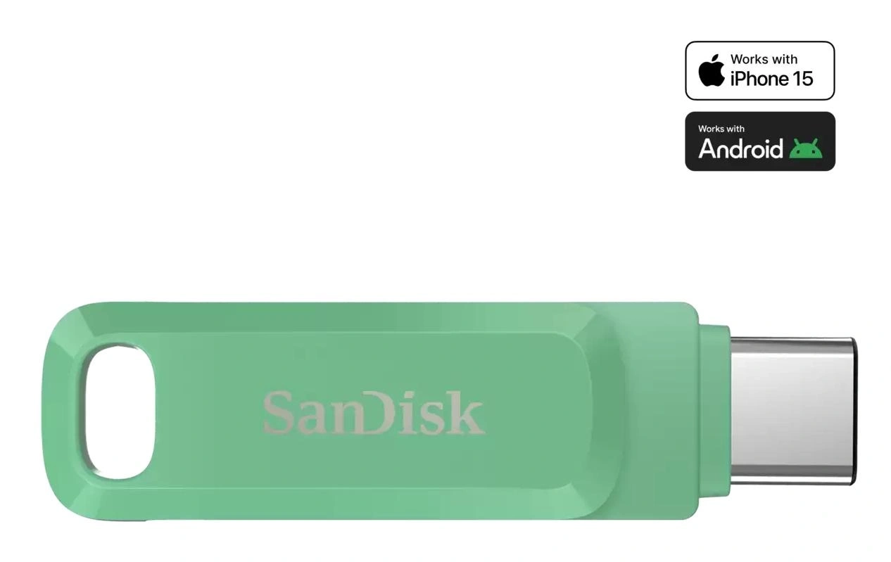 SanDisk Ultra Dual Drive Go unidad flash USB 512 GB USB Tipo C 3.2 Gen 1 (3.1 Gen 1) Verde