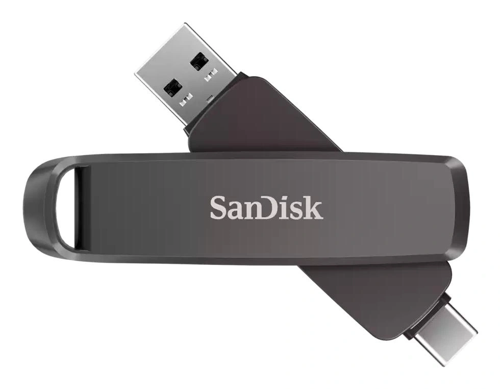 SanDisk SDDDE1-1T00-G46 unidad flash USB 1 TB USB Type-C/USB Type-A 3.2 Gen 2 (3.1 Gen 2) Negro
