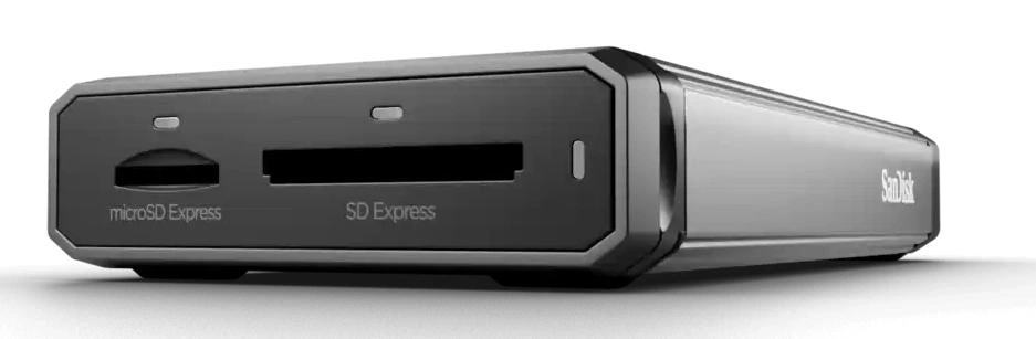 SanDisk PRO-READER lector de tarjeta USB 3.2 Gen 2 (3.1 Gen 2) Type-C Negro, Gris