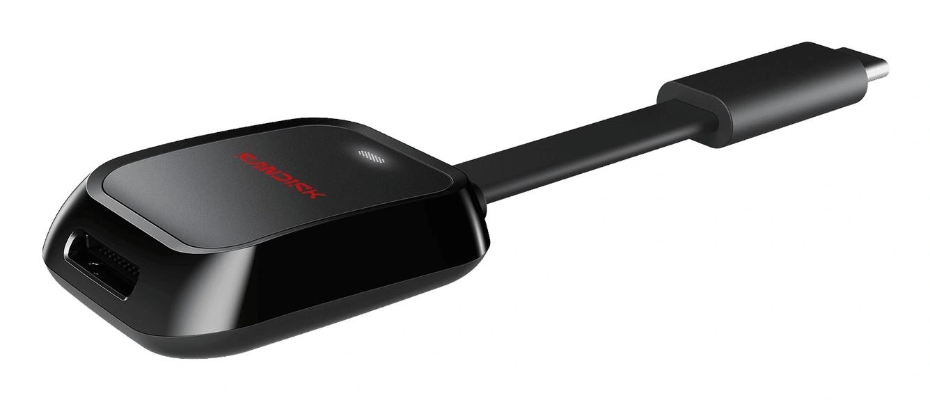 Lector de tarjetas - SANDISK QuickFlow microSD con USB-C, Compatible UHS-I y UHS-II, Transfiere vídeos 5.3K 4K UHD, Negro – imagen 3