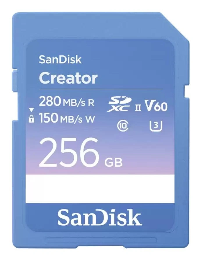 SanDisk Creator 256 GB SDXC UHS-II Clase 10
