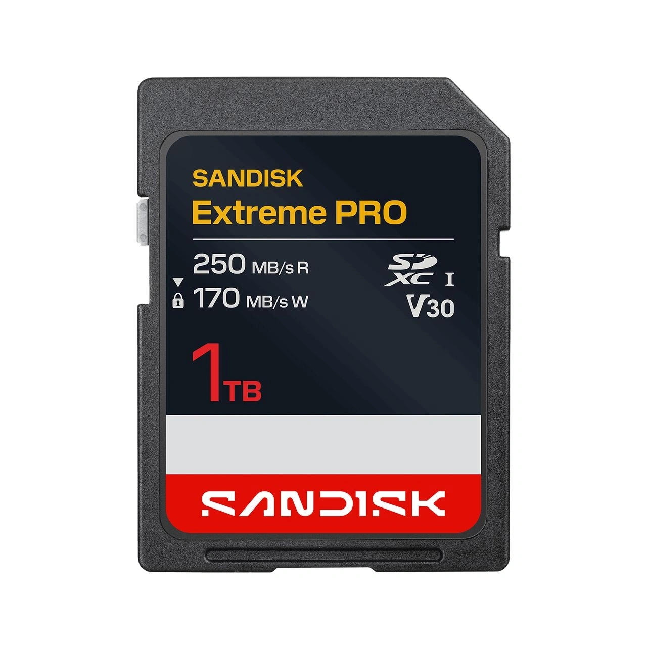 SANDISK Extreme Pro Tarjeta SD UHS-I de 1 TB (hasta 250 MB/s de Velocidad de Lectura y 170 MB/s de Escritura, vídeos en 4K UHD, U3, V30) Memory Zone App