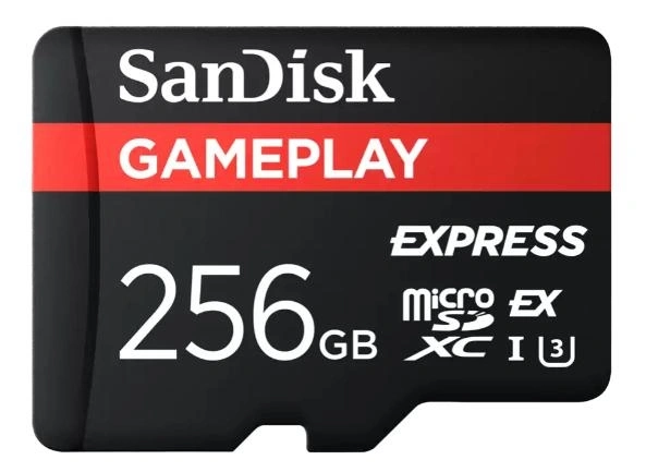 SanDisk GamePlay Express microSD 256GB UHS-I Clase 10