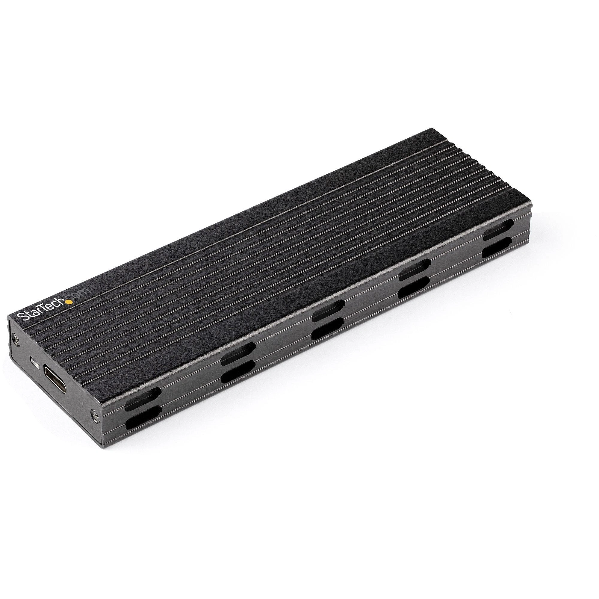 StarTech.com Caja Externa USB-C de 10Gbps a NVMe M.2 or SSD SATA M.2 - Carcasa de Aluminio Portátil para SSD NGFF M.2 PCIe/SATA - con Cables USB C y USB A - USB Tipo C - Soporta 2230/2242/2260/2280 – imagen 2